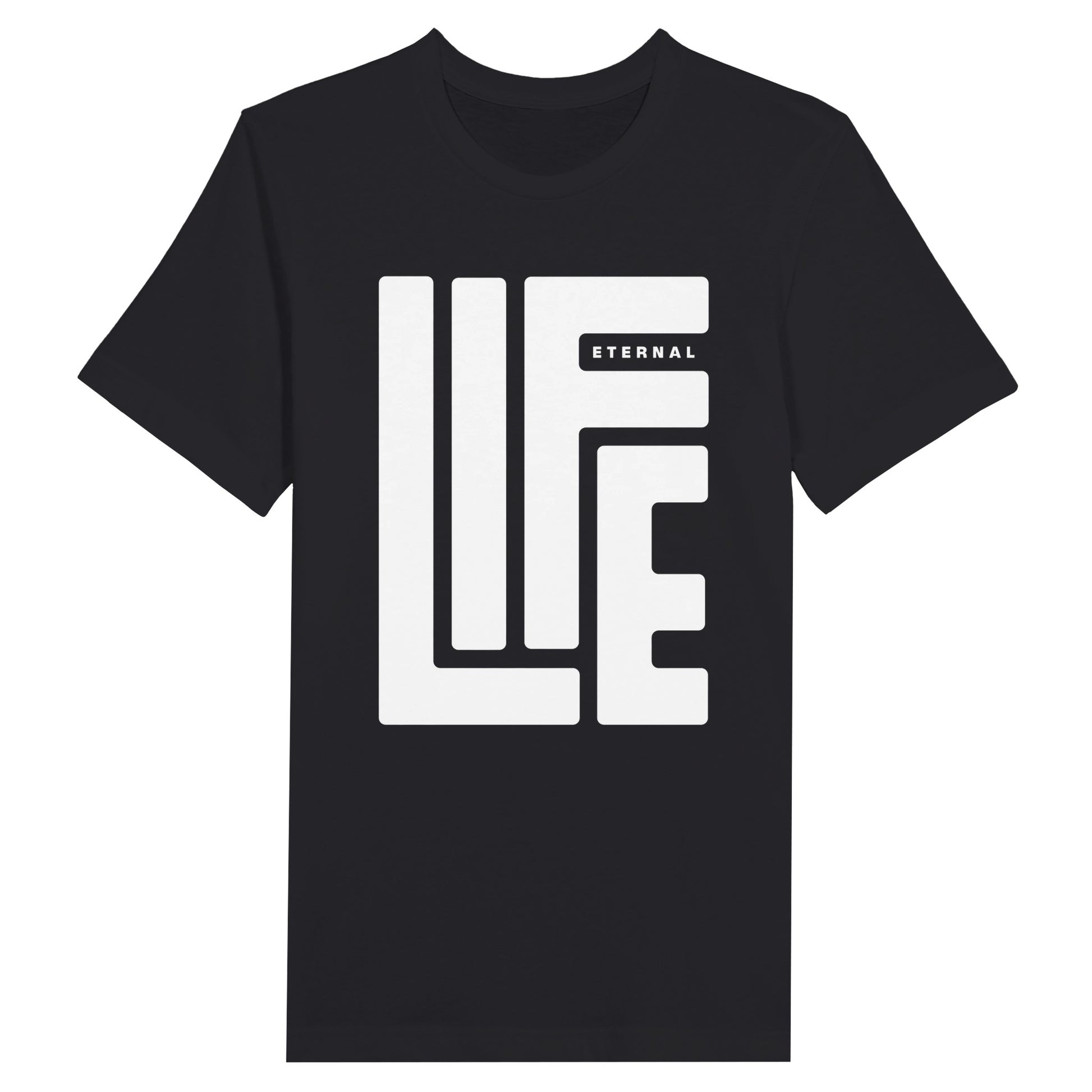 An image of ETERNAL LIFE | Premium Unisex Christian T-shirt available at 3rd Day Christian Clothing UK