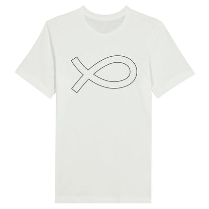 An image of The Christian Fish 3.0 | Premium Unisex Christian T-shirt available at 3rd Day Christian Clothing UK