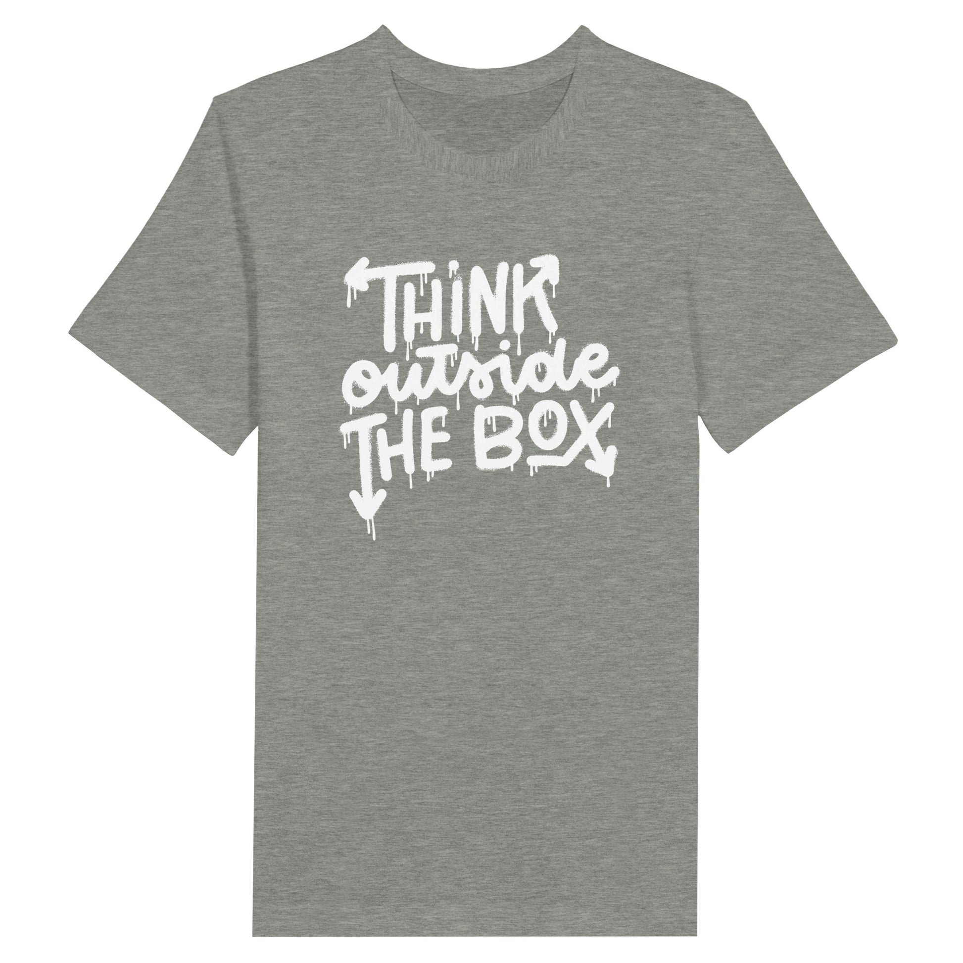 An image of Think Outside The Box | Premium Unisex Inspirational T-shirt available at 3rd Day Christian Clothing UK